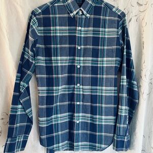J Crew Summer Plaid Men’s Button Down
